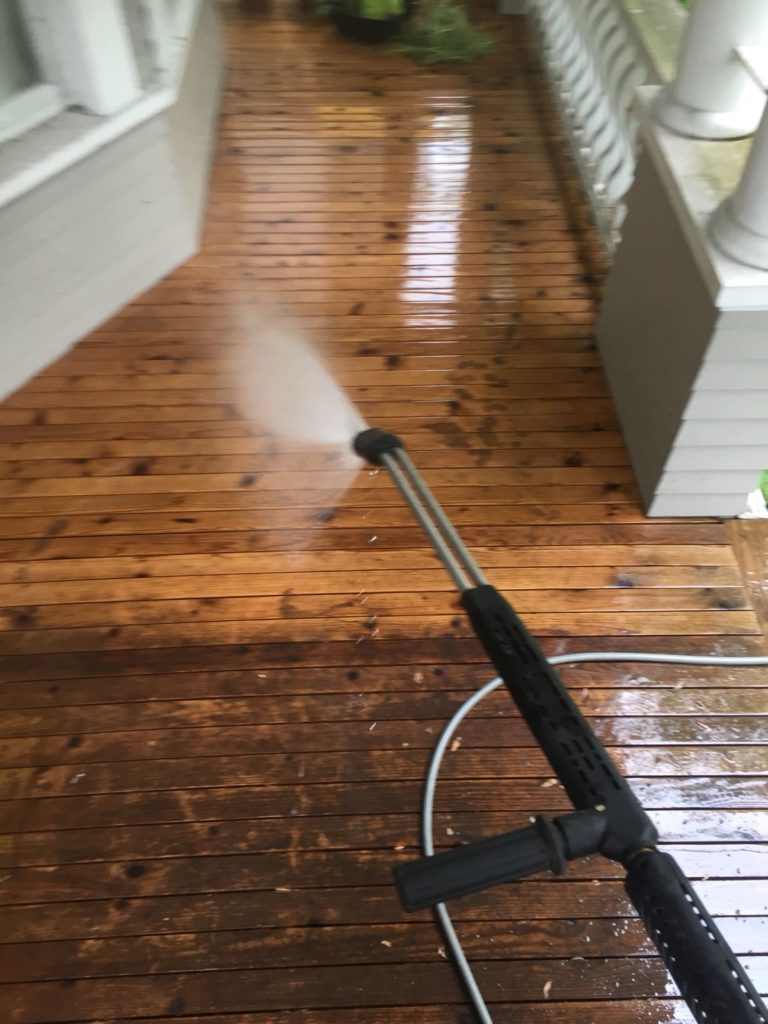 pressure washing