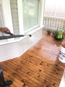 pressure washing