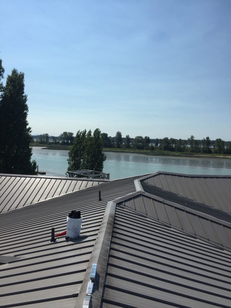 roof cleaning - metal